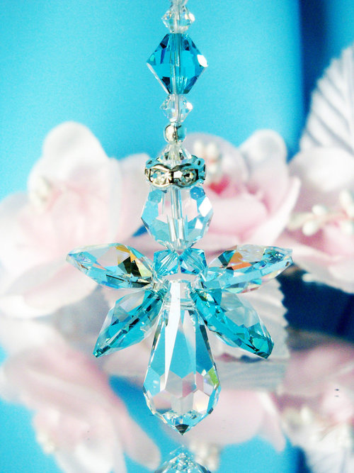 crystal angel suncatcher