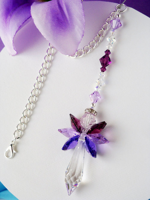 guardian angel rearview mirror charm