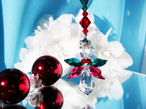 swarovski crystal christmas ornament