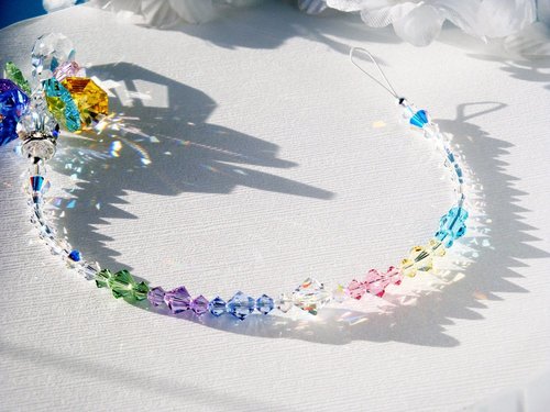 Swarovski Crystal Rainbow Angel Suncatcher