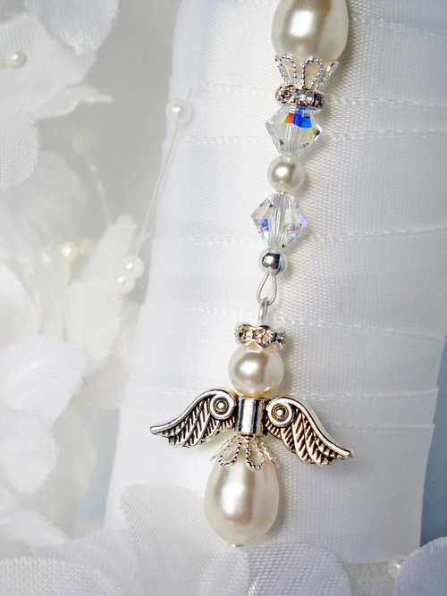 angel bouquet charm