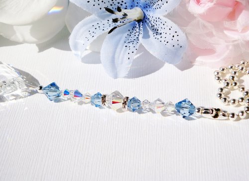 Crystal Ceiling Fan Pull Chain – Swarovski Light Pull in Multiple Colors | Housewarming Gift