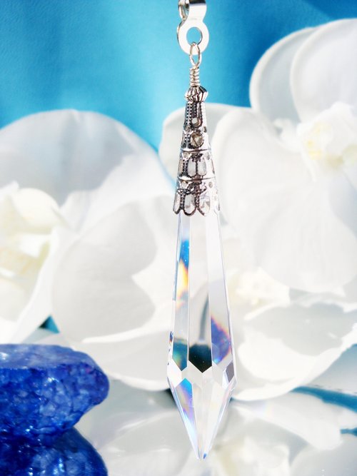 Crystal Ceiling Fan Pull Chain – Asfour Crystal Pendant Light Pull for Chandelier or Housewarming Gift