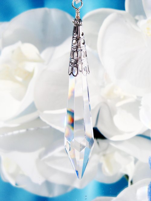 Crystal Ceiling Fan Pull Chain – Asfour Crystal Pendant Light Pull for Chandelier or Housewarming Gift