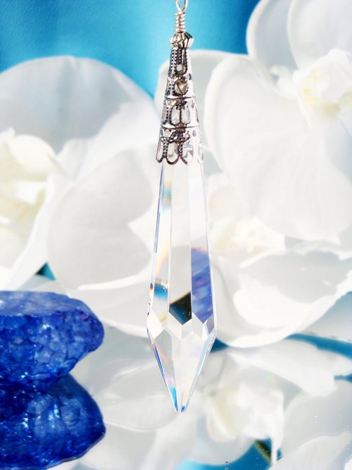 Crystal Ceiling Fan Pull Chain – Asfour Crystal Pendant Light Pull for Chandelier or Housewarming Gift