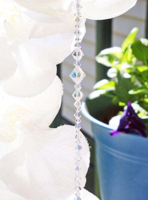 Swarovski Crystal Suncatcher, Angel Memorial Gift, Guardian Angel Window Suncatcher