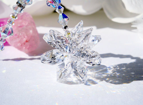 Crystal Rearview Mirror Charm