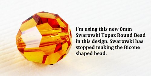 Crystal Pendulum, Topaz Swarovski Crystal Dowsing Pendulum, Divining Pendulum