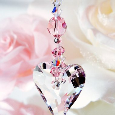 Crystal Rear View Mirror Charm