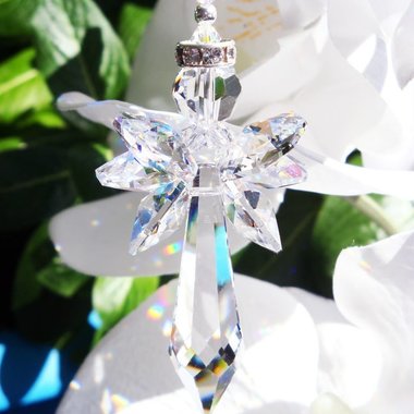 Swarovski Crystal Angel Suncatcher