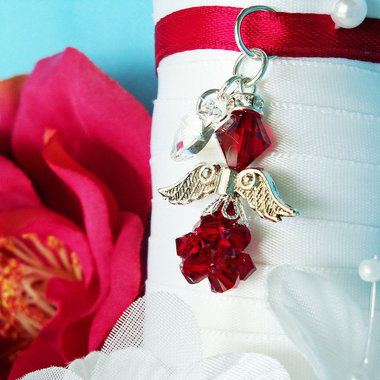 angel bouquet charm