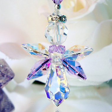 Swarovski Crystal Suncatcher, 4.5” Car charm accessory Sun catcher ornament  ❤