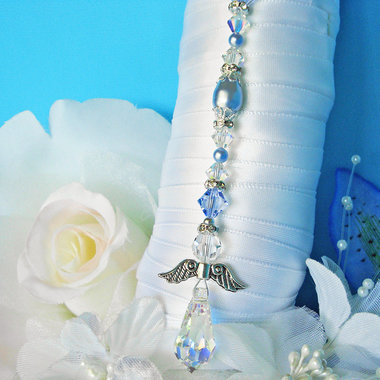 something blue bouquet charm