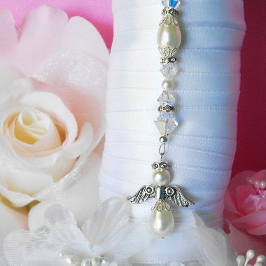 angel bouquet charm