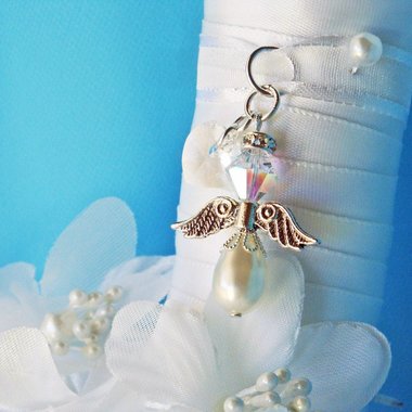 angel bouquet charm