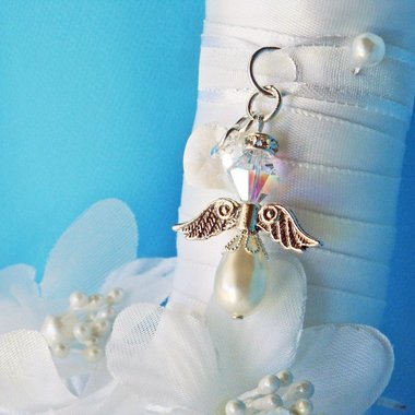 angel bouquet charm