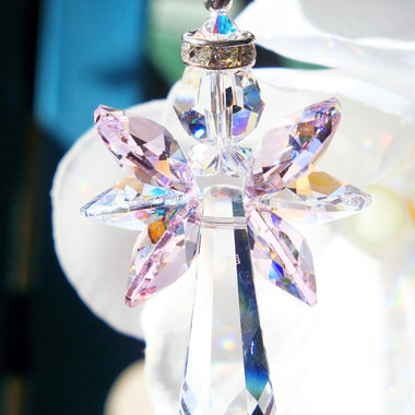 guardian angel rear view mirror charm