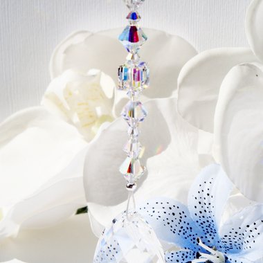 Crystal Ceiling Fan Pull Chain – Swarovski Light Pulls for Home Décor or Housewarming Gift