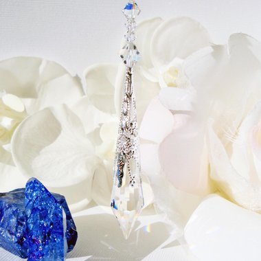 Crystal Ceiling Fan Pull Chain, Crystal Light Pull, Hanging Crystals, Gifts for Home