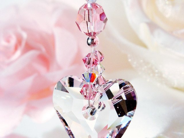 Crystal Rear View Mirror Charm