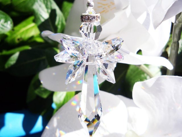 Swarovski Crystal Angel Suncatcher
